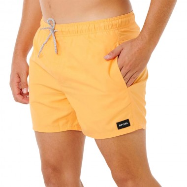 RIP CURL OFFSET 15 VOLLEY SWIM SHORTS BRIGHT ORANGE