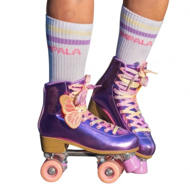 IMPALA STRIPE SOCKS 3PK PETAL