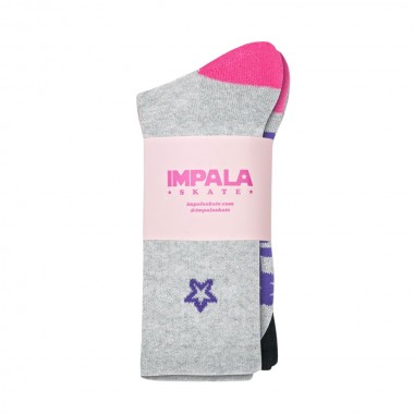 IMPALA STRIPE SOCKS 3PK TWINKLE
