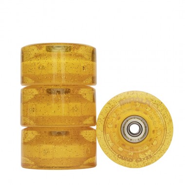 IMPALA LIGHT UP QUAD WHEELS 4PK 62MM GOLD