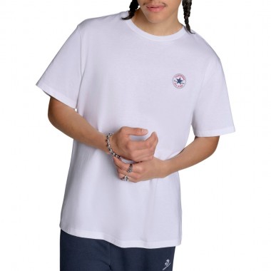 CONVERSE CHUCK TAYLOR ALL STAR PATCH TEE WHITE-WHITE 10A