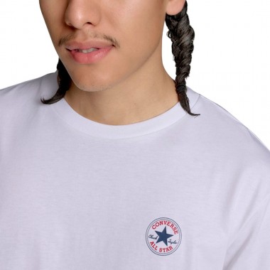 CONVERSE CHUCK TAYLOR ALL STAR PATCH TEE WHITE-WHITE 10A