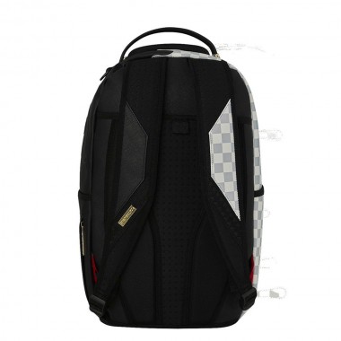 SPRAYGROUND CREAM CHECK SIDE DRIP BACKPACK