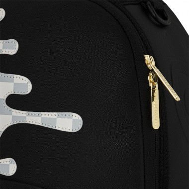 SPRAYGROUND CREAM CHECK SIDE DRIP BACKPACK