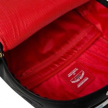 SPRAYGROUND CREAM CHECK SIDE DRIP BACKPACK