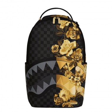 SPRAYGROUND GOLD FLORAL REMIX BACKPACK