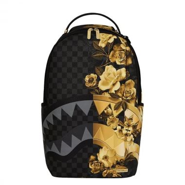 SPRAYGROUND GOLD FLORAL REMIX BACKPACK