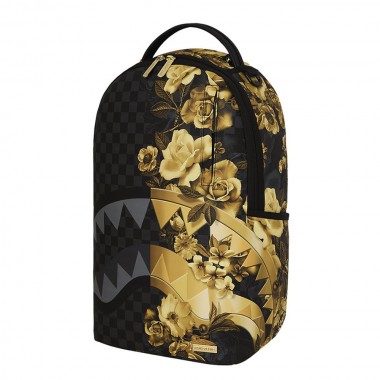 SPRAYGROUND GOLD FLORAL REMIX BACKPACK