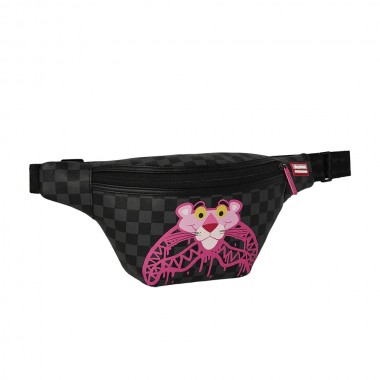 SPRAYGROUND PINK PANTHER: DRIPPY DIAMONS SAVVY CROSSBODY BAG