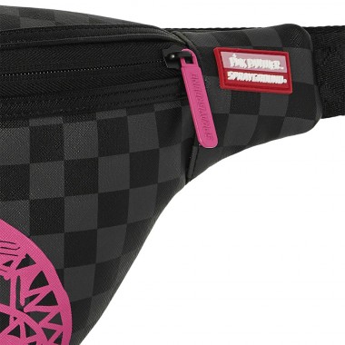 SPRAYGROUND PINK PANTHER: DRIPPY DIAMONS SAVVY CROSSBODY BAG