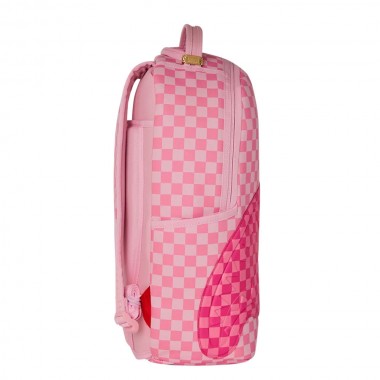 SPRAYGROUND PINK SHARKS IN PARIS PATCH BACKPACK