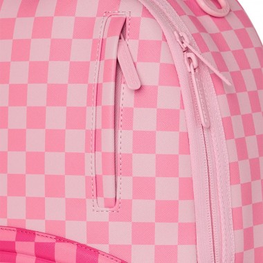 SPRAYGROUND PINK SHARKS IN PARIS PATCH BACKPACK