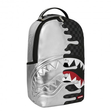 SPRAYGROUND SILVER SIDE DRIP BACKPACK