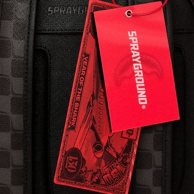 SPRAYGROUND SHARKS IN PARIS BALLOON BLACK SAVAGE BACKPACK