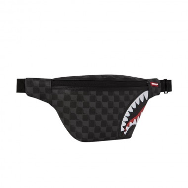 SPRAYGROUND SHARKS IN PARIS BALLOON BLACK SAVVY CROSSBODY BAG