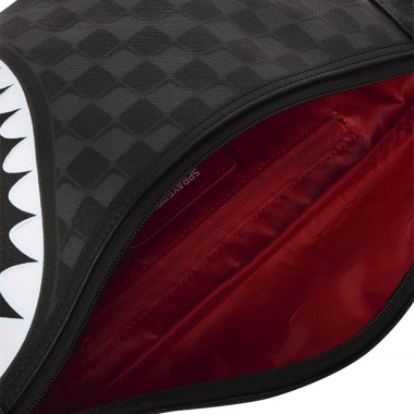 SPRAYGROUND SHARKS IN PARIS BALLOON BLACK SAVVY CROSSBODY BAG
