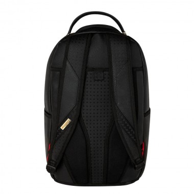 SPRAYGROUND MISSING BAG FLYER ON BAG W REAL CUT STRIPS BACKPACK