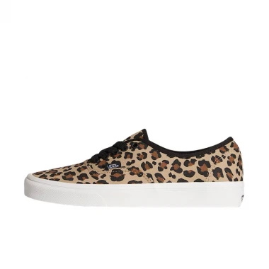 VANS AUTHENTIC LEOPARD PRINT SHOES BROWN