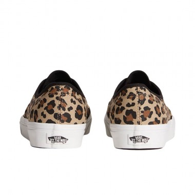 VANS AUTHENTIC LEOPARD PRINT SHOES BROWN