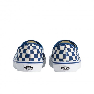 VANS AUTHENTIC SHOES CHECKERBOARD TRUE BLUE/WHITE