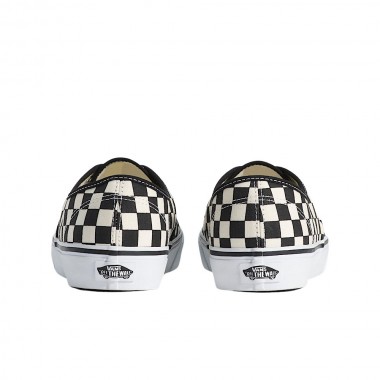 VANS AUTHENTIC SHOES CHECKERBOARD BLACK/WHITE