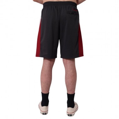 MITCHELL & NESS NBA WAREHOUSE PANEL SHORTS CHICAGO BULLS W.BLK