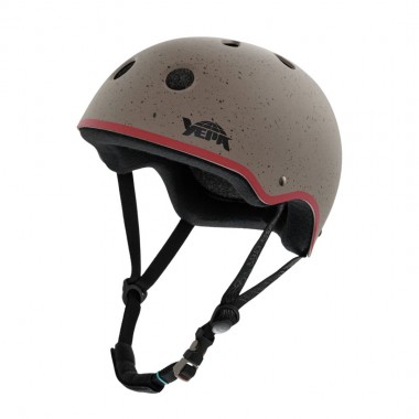 YEPA T-SHELL PLUS HELMET CE STONE/SPECKLED