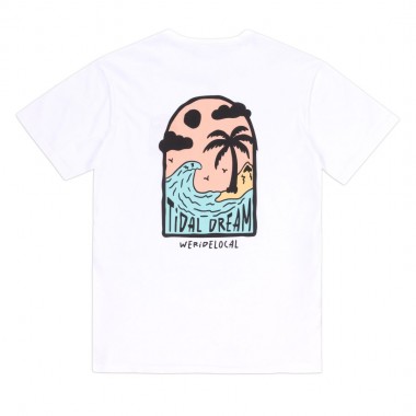 WE RIDE LOCAL TIDAL DREAM TEE WHITE