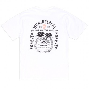 WE RIDE LOCAL FOREVER TEE WHITE