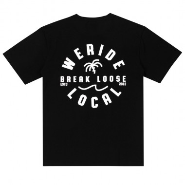 WE RIDE LOCAL BREAK LOOSE TEE BLACK