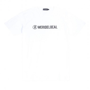 WE RIDE LOCAL LOGOTYPE TEE WHITE