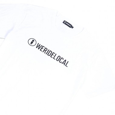 WE RIDE LOCAL LOGOTYPE TEE WHITE