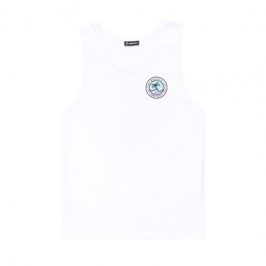 WE RIDE LOCAL CREST TANK TOP WHITE