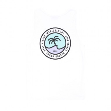 WE RIDE LOCAL CREST TANK TOP WHITE