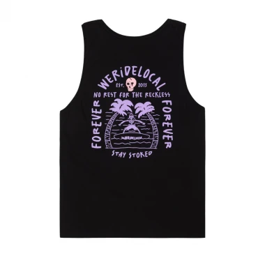 WE RIDE LOCAL FOREVER TANK TOP BLACK