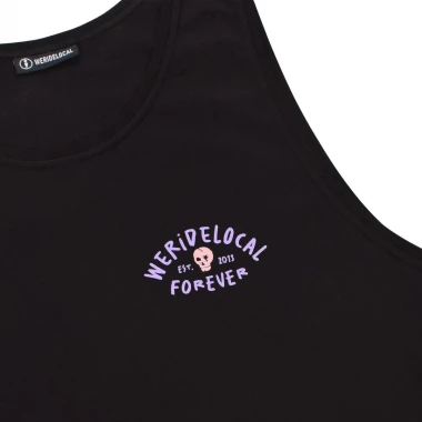 WE RIDE LOCAL FOREVER TANK TOP BLACK