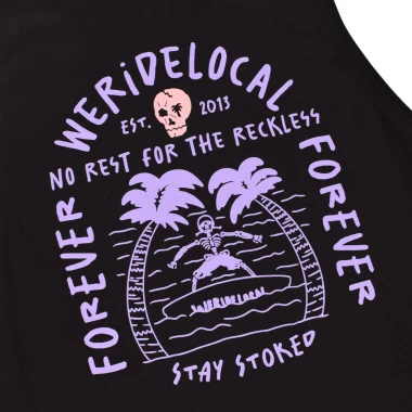 WE RIDE LOCAL FOREVER TANK TOP BLACK