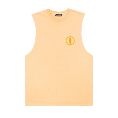 WE RIDE LOCAL UNION RAW CUT TANK TOP PIGMENT APRICOT