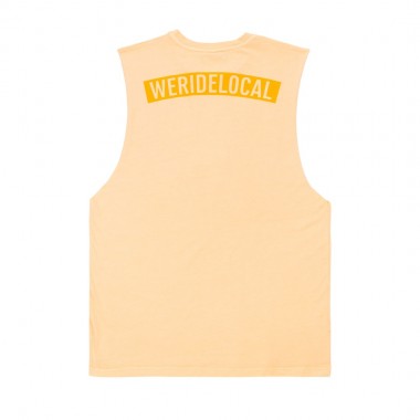 WE RIDE LOCAL UNION RAW CUT TANK TOP PIGMENT APRICOT