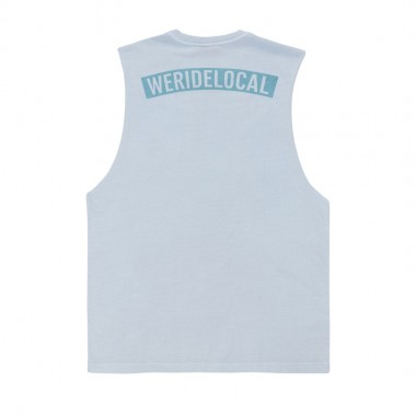 WE RIDE LOCAL UNION RAW CUT TANK TOP TEAL