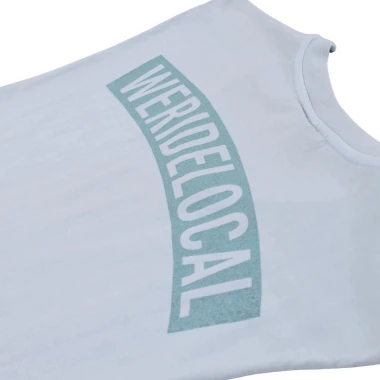 WE RIDE LOCAL UNION RAW CUT TANK TOP TEAL