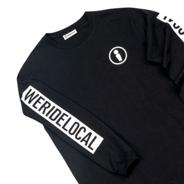 WE RIDE LOCAL UNION LS TEE BLACK