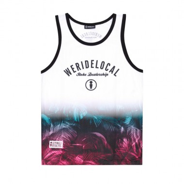WE RIDE LOCAL OUTBACK TANK TOP WHITE