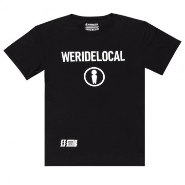 WE RIDE LOCAL RIDER TEE RASHGUARD BLACK