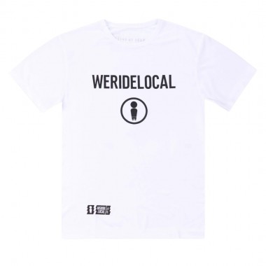 WE RIDE LOCAL RIDER TEE RASHGUARD WHITE