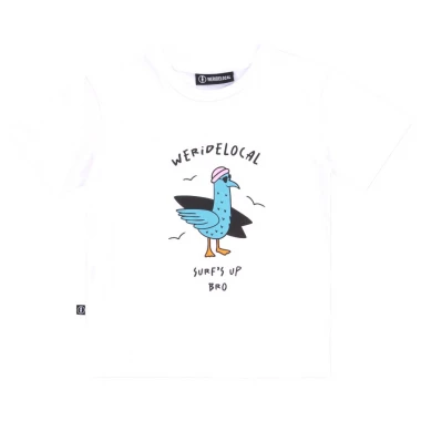 WE RIDE LOCAL SURF'S UP K TEE WHITE