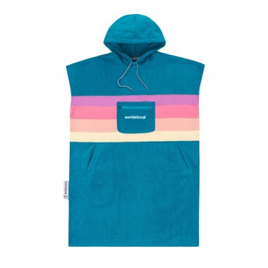 WE RIDE LOCAL RAYS PONCHO BLUE
