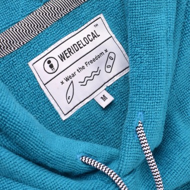 WE RIDE LOCAL RAYS PONCHO BLUE