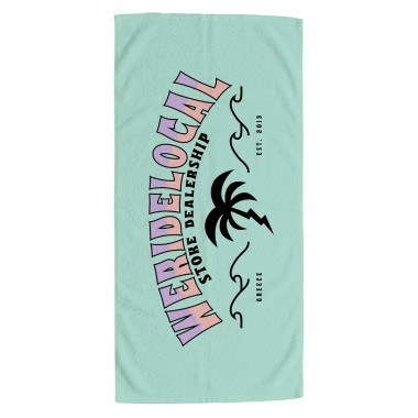 WE RIDE LOCAL SWELL PRINTED BEACH TOWEL