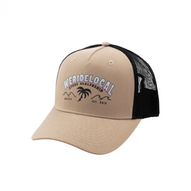 WE RIDE LOCAL SWELL TRUCKER CAP SAND/BLACK